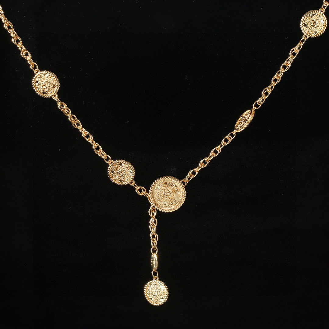 CHANEL 25S GOLD CHAIN BELT 610545 - 30