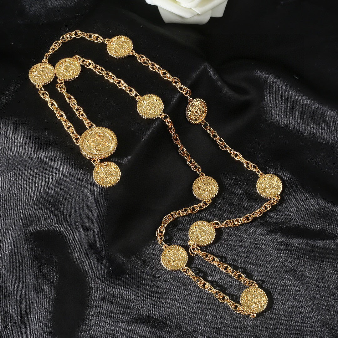 CHANEL 25S GOLD CHAIN BELT 610545 - 30