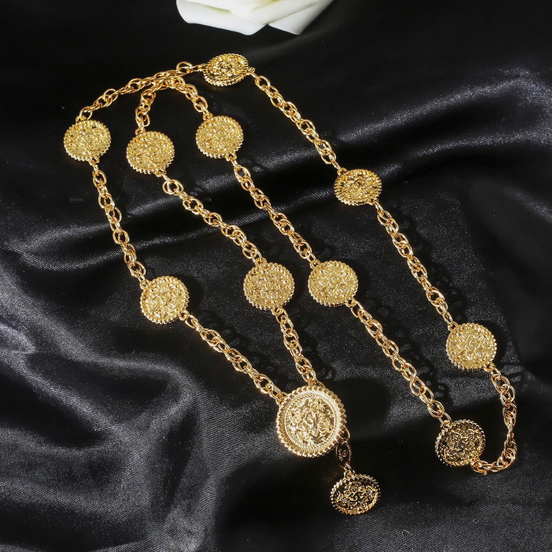 CHANEL 25S GOLD CHAIN BELT 610545 - 30