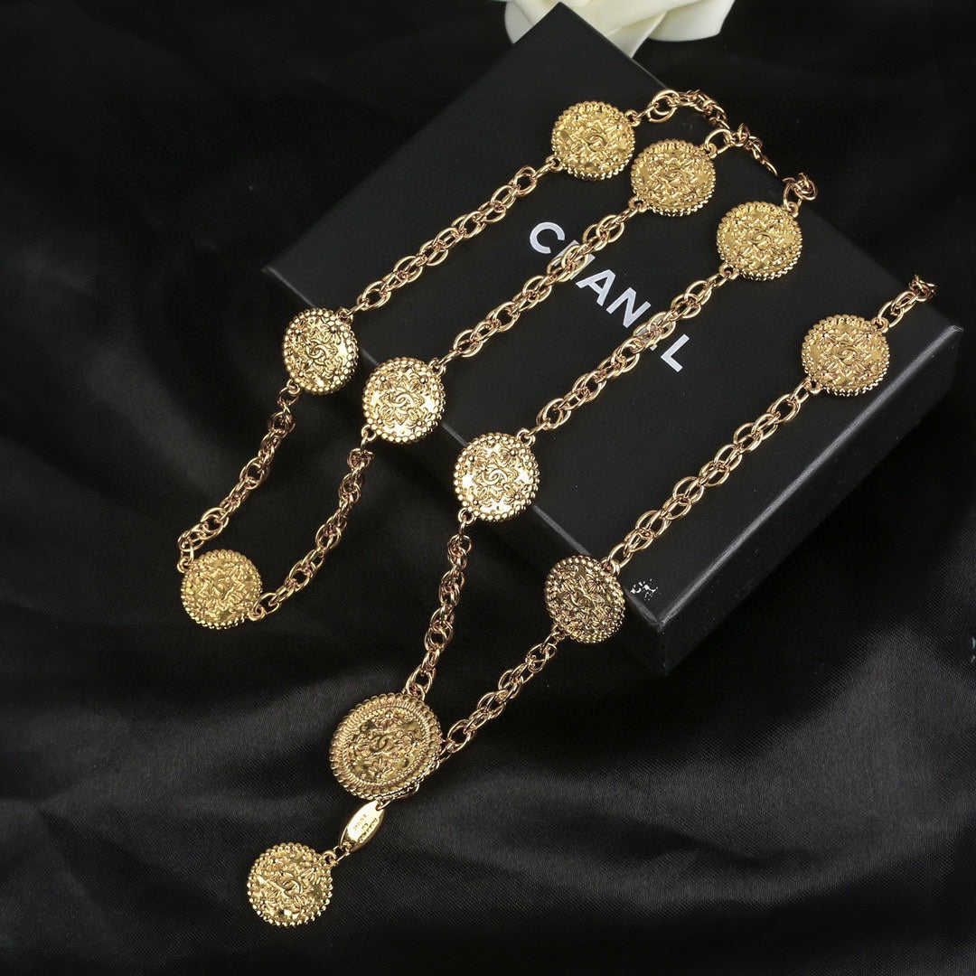 CHANEL 25S GOLD CHAIN BELT 610545 - 30