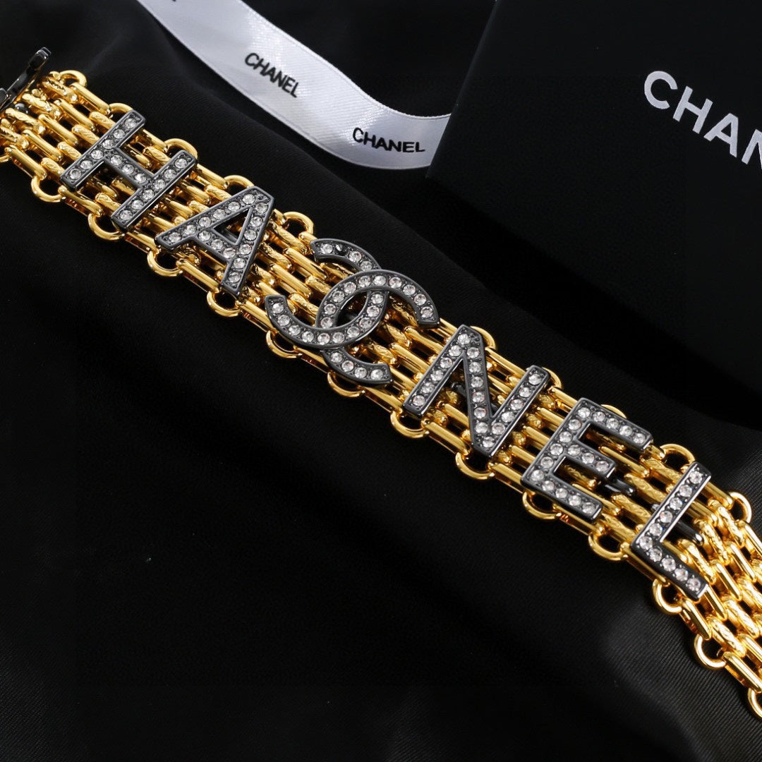 CHANEL 25S GOLD CHAIN BELT 612632 - 30