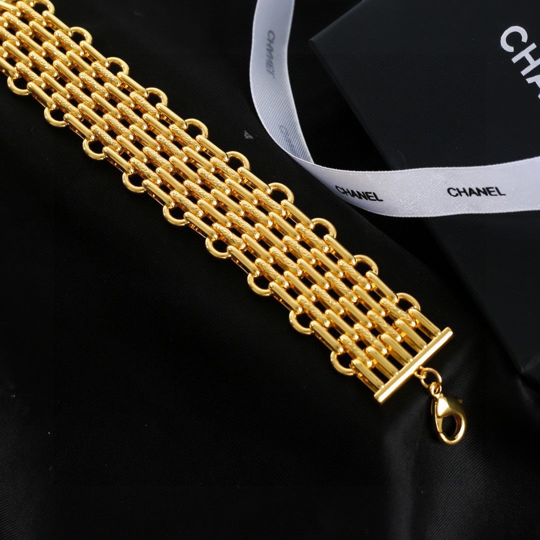 CHANEL 25S GOLD CHAIN BELT 612632 - 30
