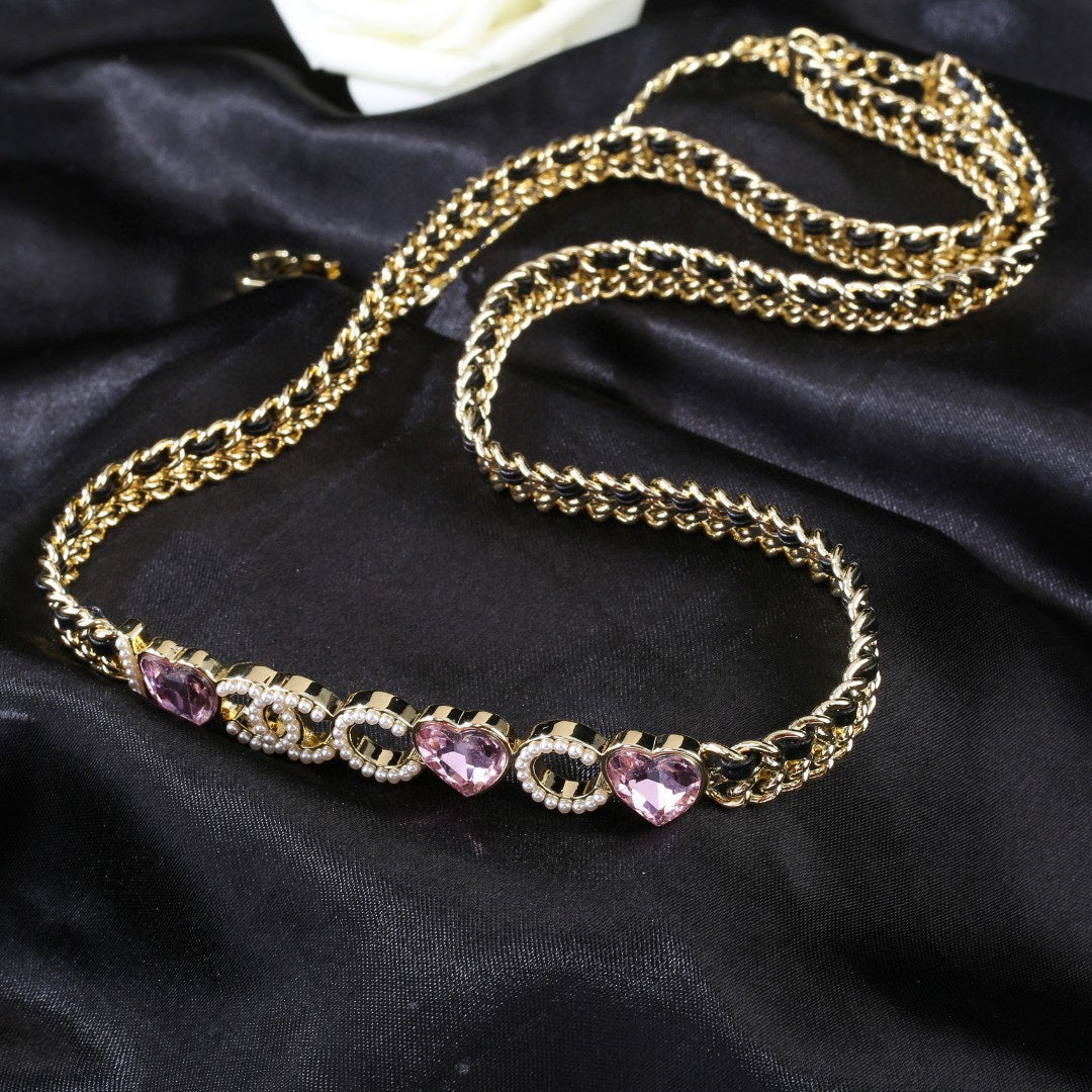 CHANEL 25S GOLD CHAIN BELT 610441 - 30