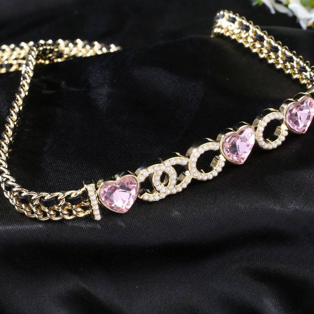 CHANEL 25S GOLD CHAIN BELT 610441 - 30