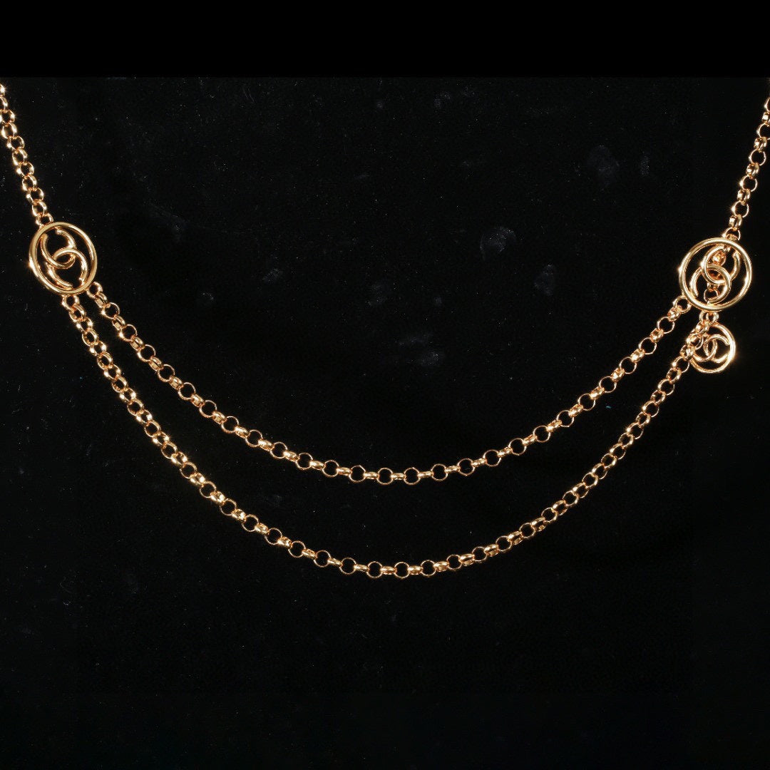 CHANEL 25S CHAIN BELT IN GOLD METAL 615892 - 30