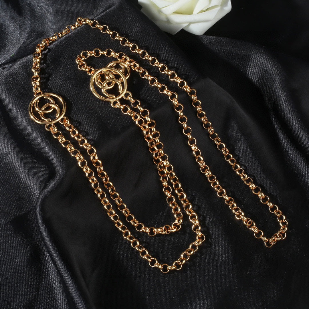 CHANEL 25S CHAIN BELT IN GOLD METAL 615892 - 30