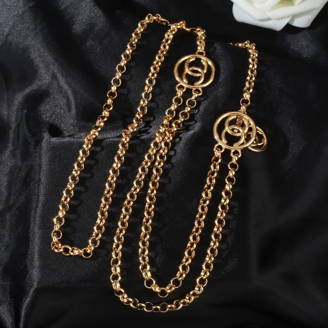CHANEL 25S CHAIN BELT IN GOLD METAL 615892 - 30