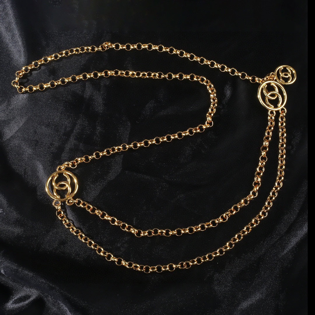 CHANEL 25S CHAIN BELT IN GOLD METAL 615892 - 30