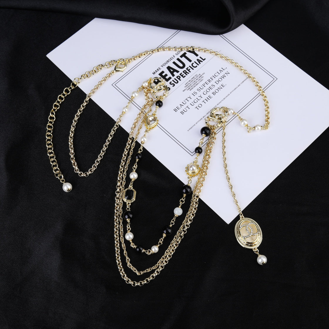 CHANEL 25S CHAIN BELT WITH PEARL 610546 - 30