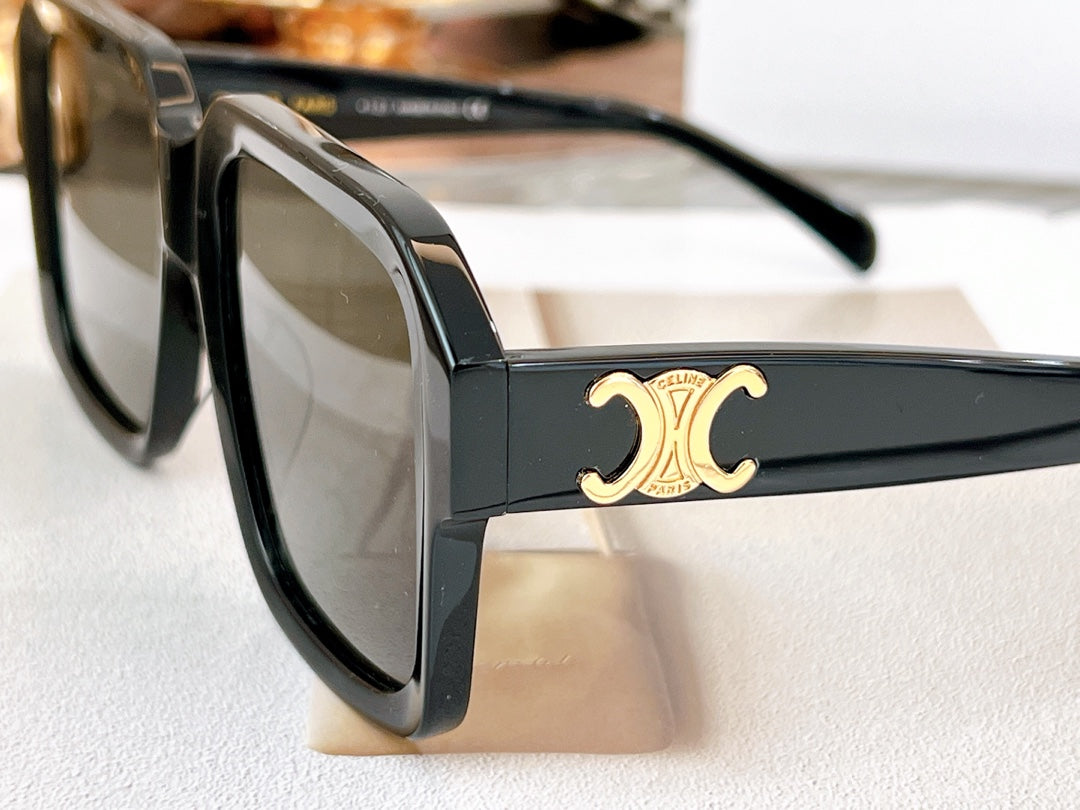 TRIOMPHE SUNGLASS CL4S490 IN ACETATE - Black