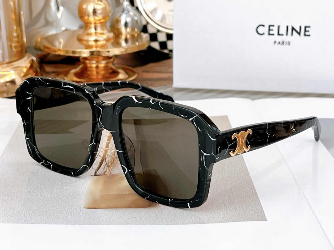 TRIOMPHE SUNGLASS CL4S490 IN ACETATE - Black