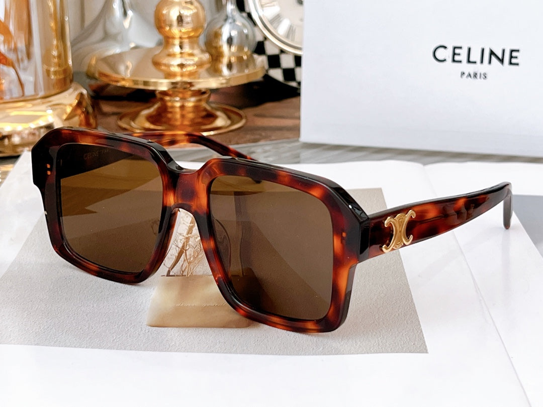 TRIOMPHE SUNGLASS CL4S490 IN ACETATE - Black