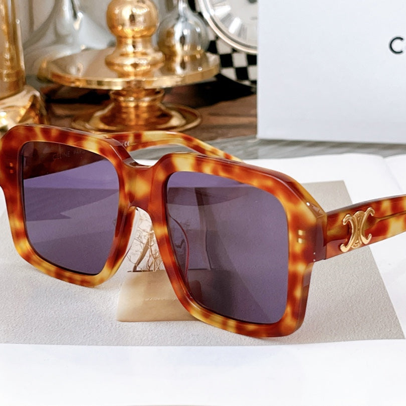 TRIOMPHE SUNGLASS CL4S490 IN ACETATE - Black