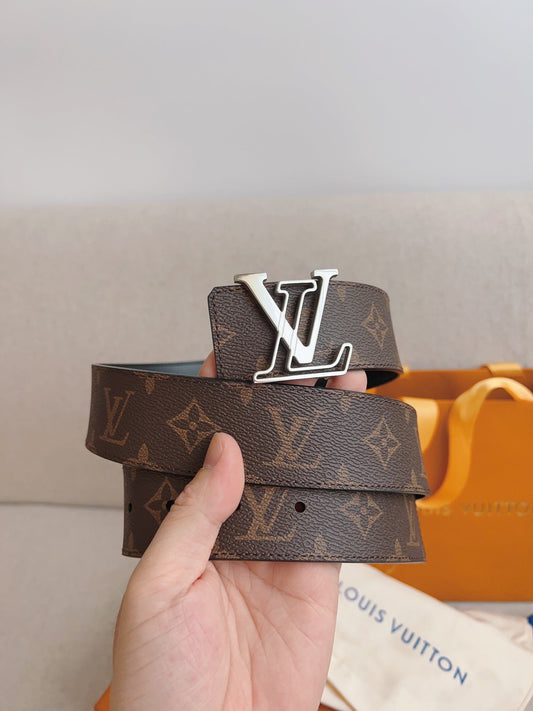 LV 25S BELT 40 MM IN BROWN CALFSKIN 593209 - 26-28