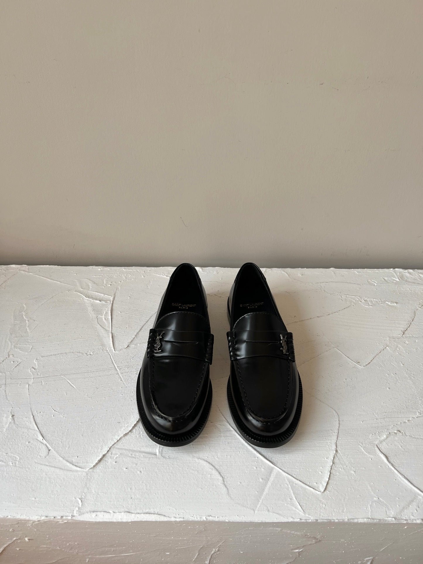 SL LE LOAFER BLACK CALFSKIN - 35