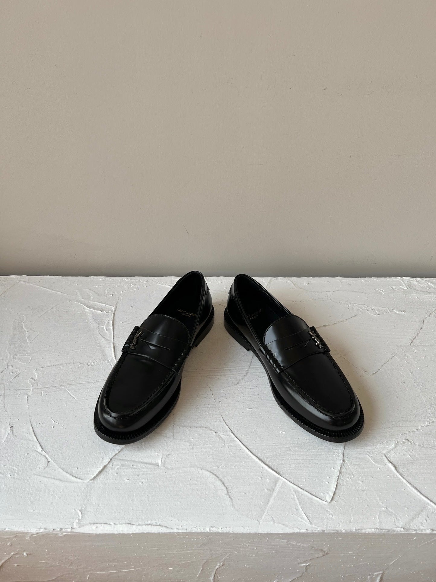 SL LE LOAFER BLACK CALFSKIN - 35