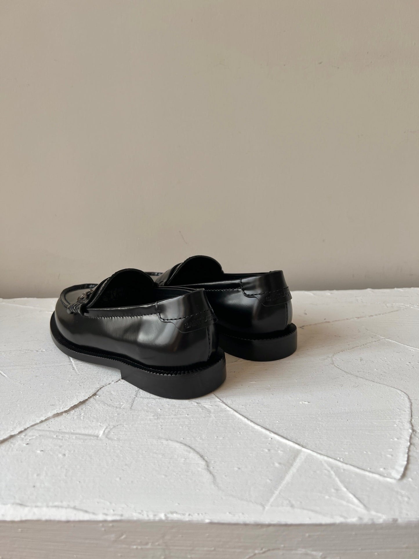 SL LE LOAFER BLACK CALFSKIN - 35