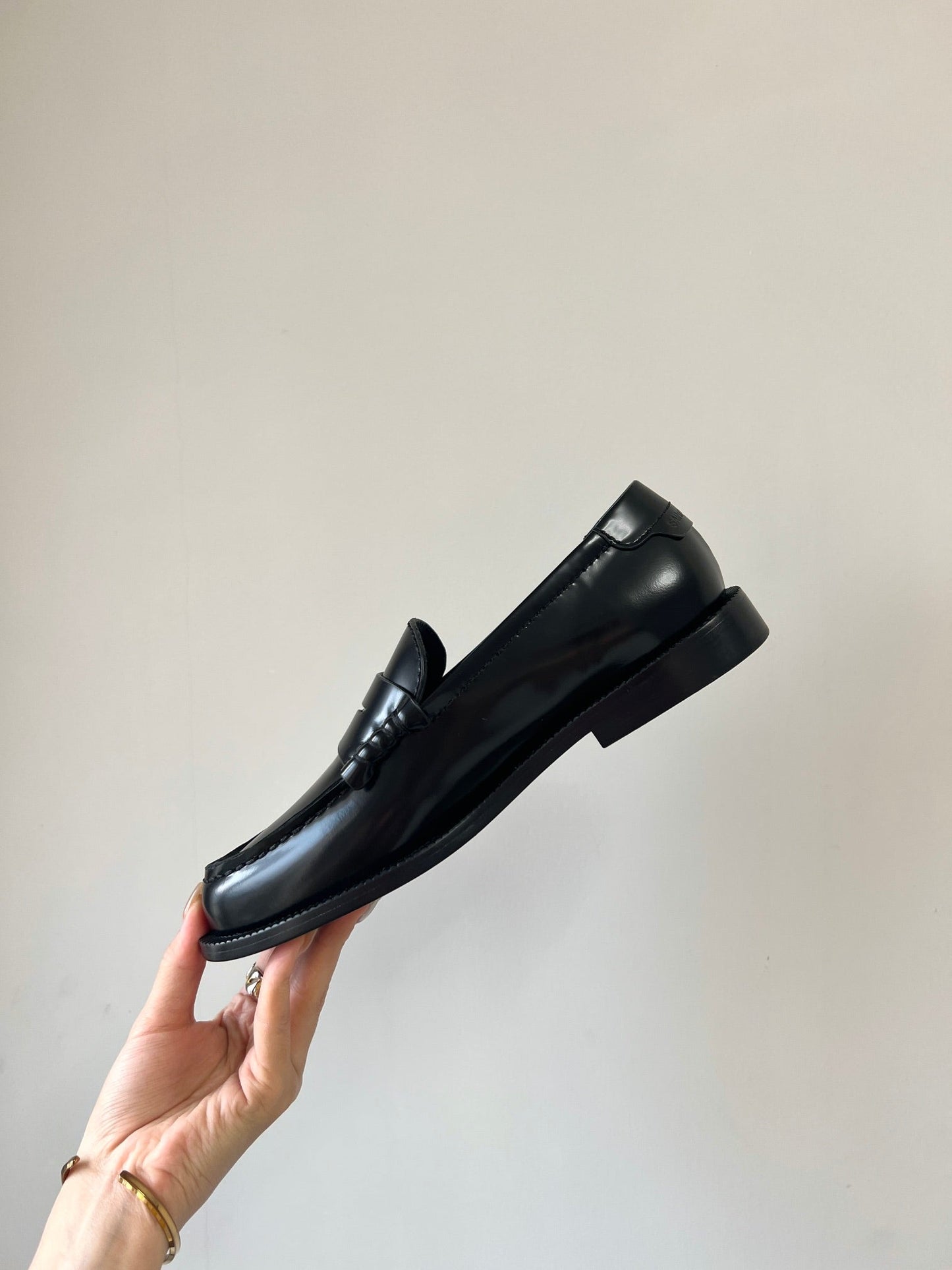 SL LE LOAFER BLACK CALFSKIN - 35