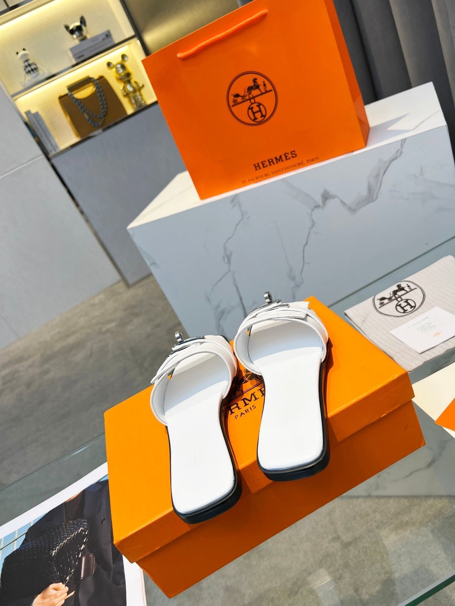 Giulia Sandal White Calfskin - 35