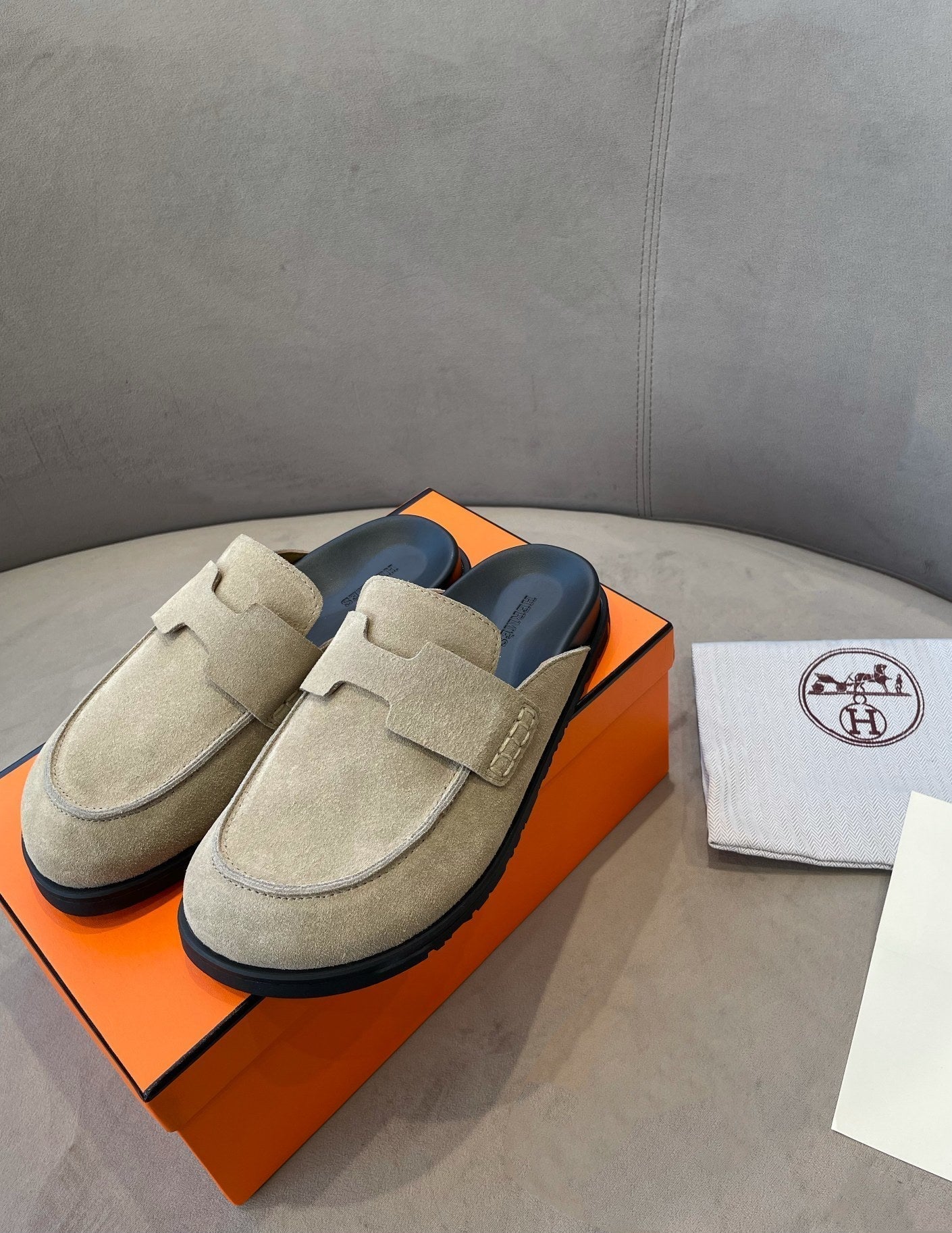 G0 MULE BEIGE SUEDE - 35