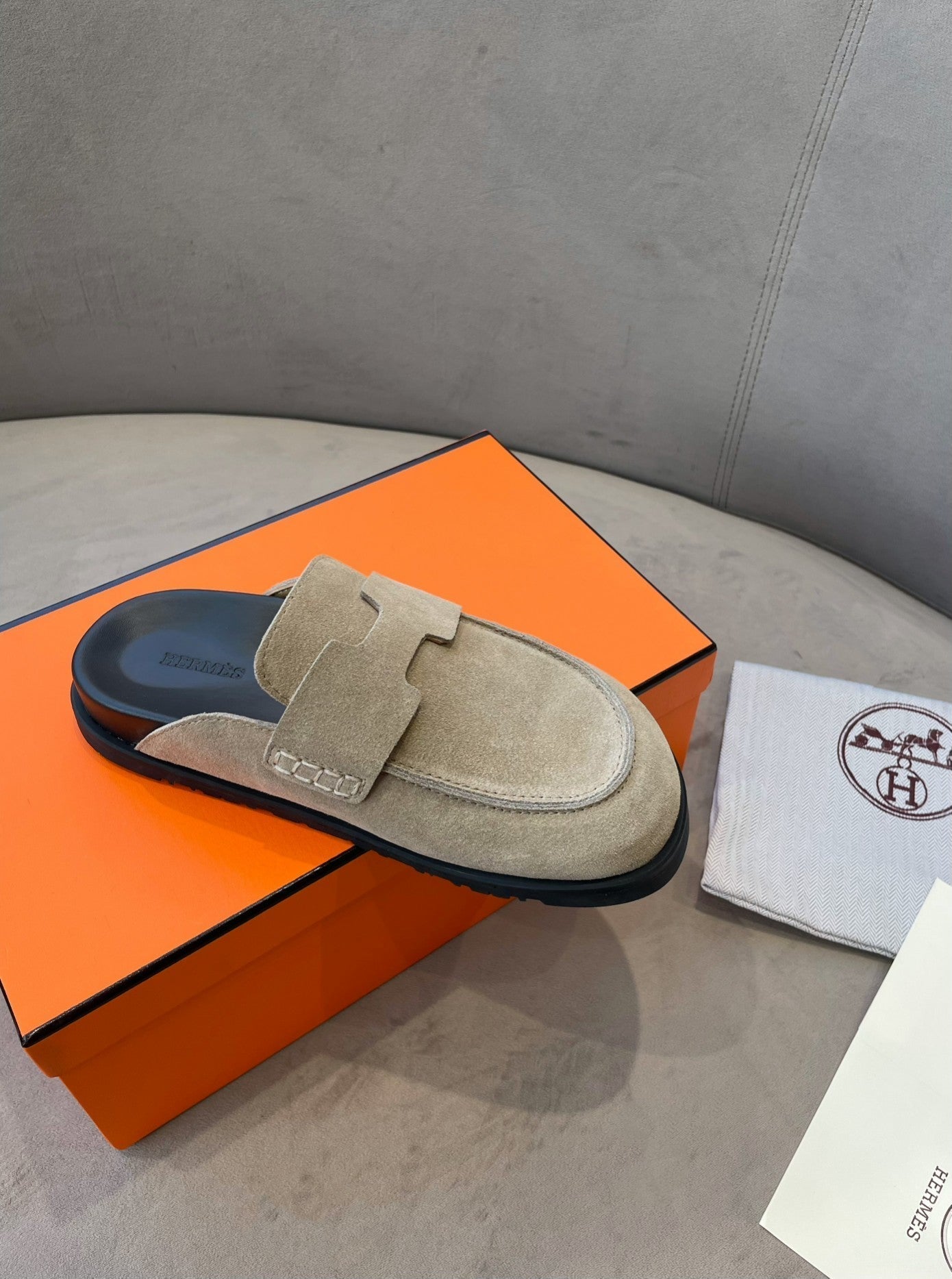 G0 MULE BEIGE SUEDE - 35