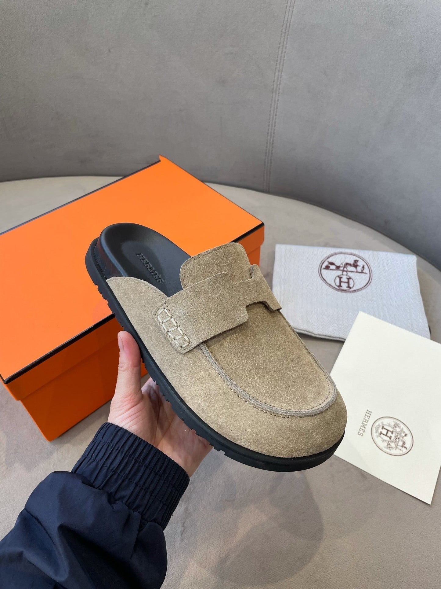 G0 MULE BEIGE SUEDE - 35