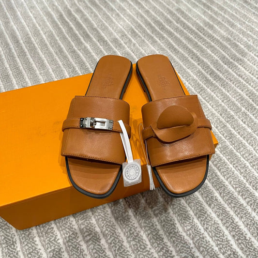GABRIEL SANDAL CARAMEL CALFSKIN - 35