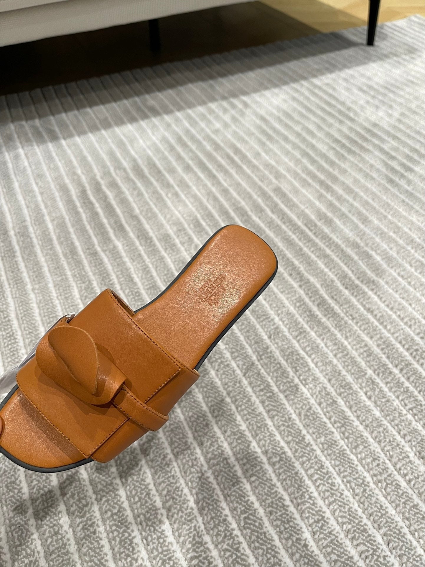 GABRIEL SANDAL CARAMEL CALFSKIN - 35