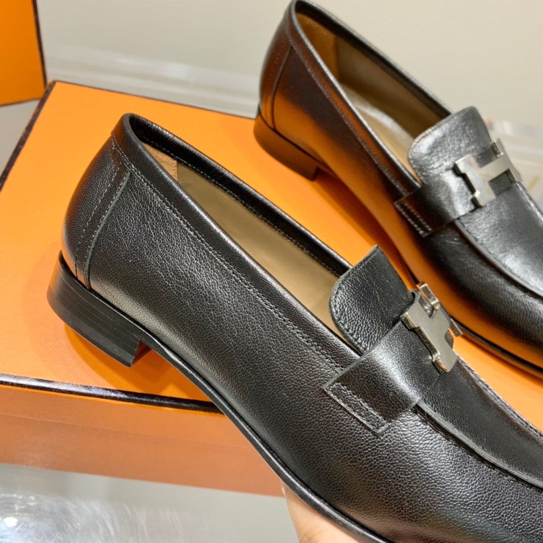 PARIS LOAFER BLACK CALFSKIN - 35