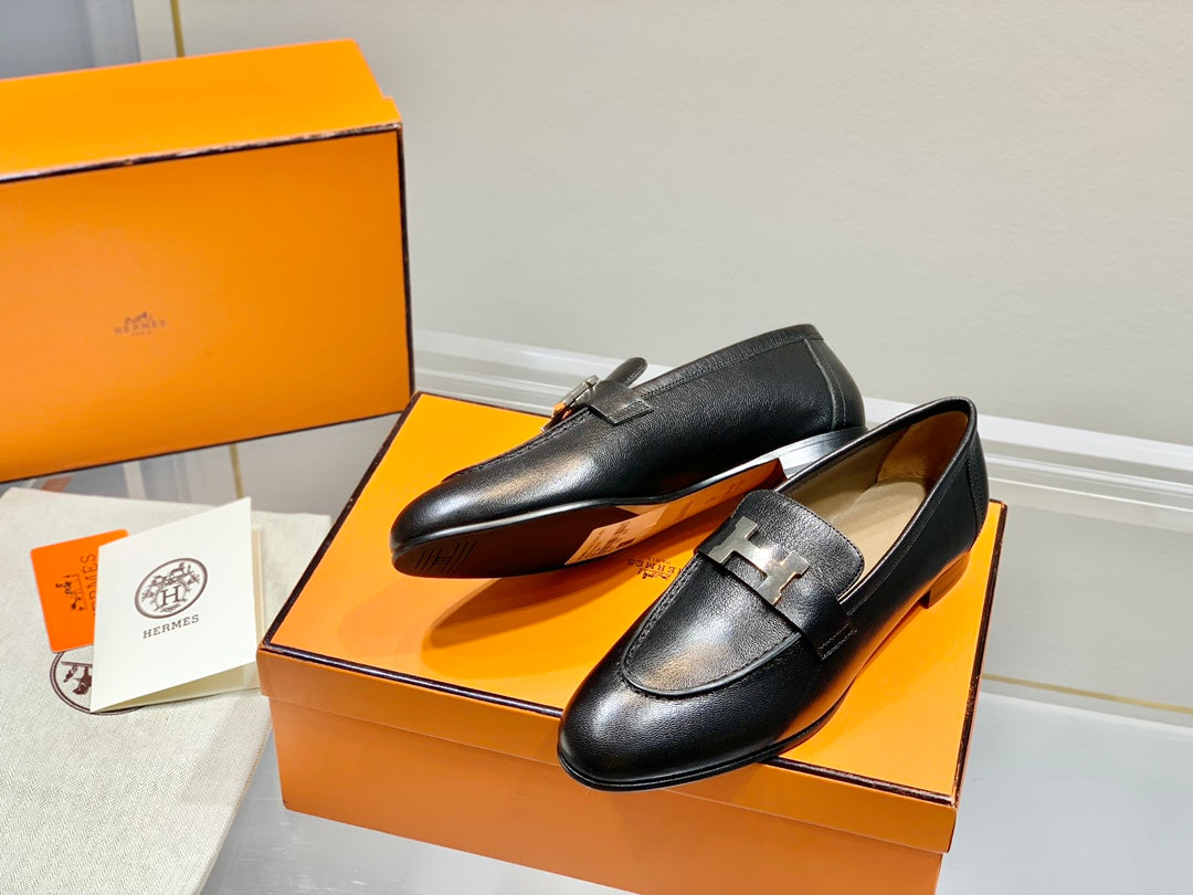 PARIS LOAFER BLACK CALFSKIN - 35