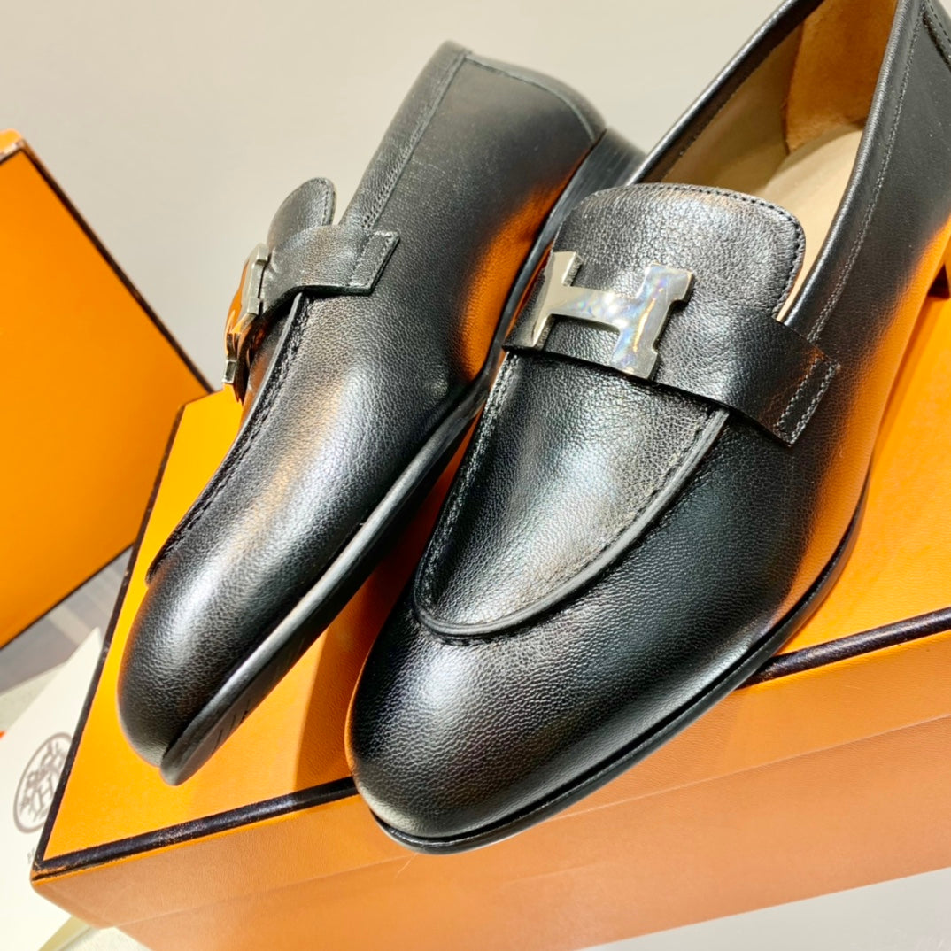 PARIS LOAFER BLACK CALFSKIN - 35