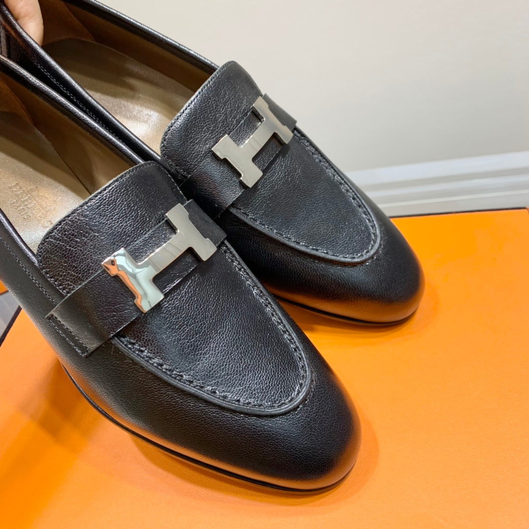 PARIS LOAFER BLACK CALFSKIN - 35