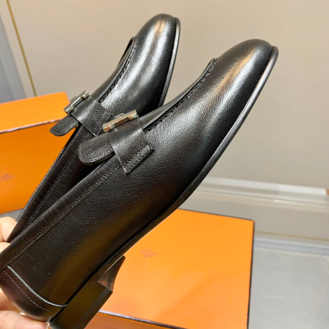 PARIS LOAFER BLACK CALFSKIN - 35