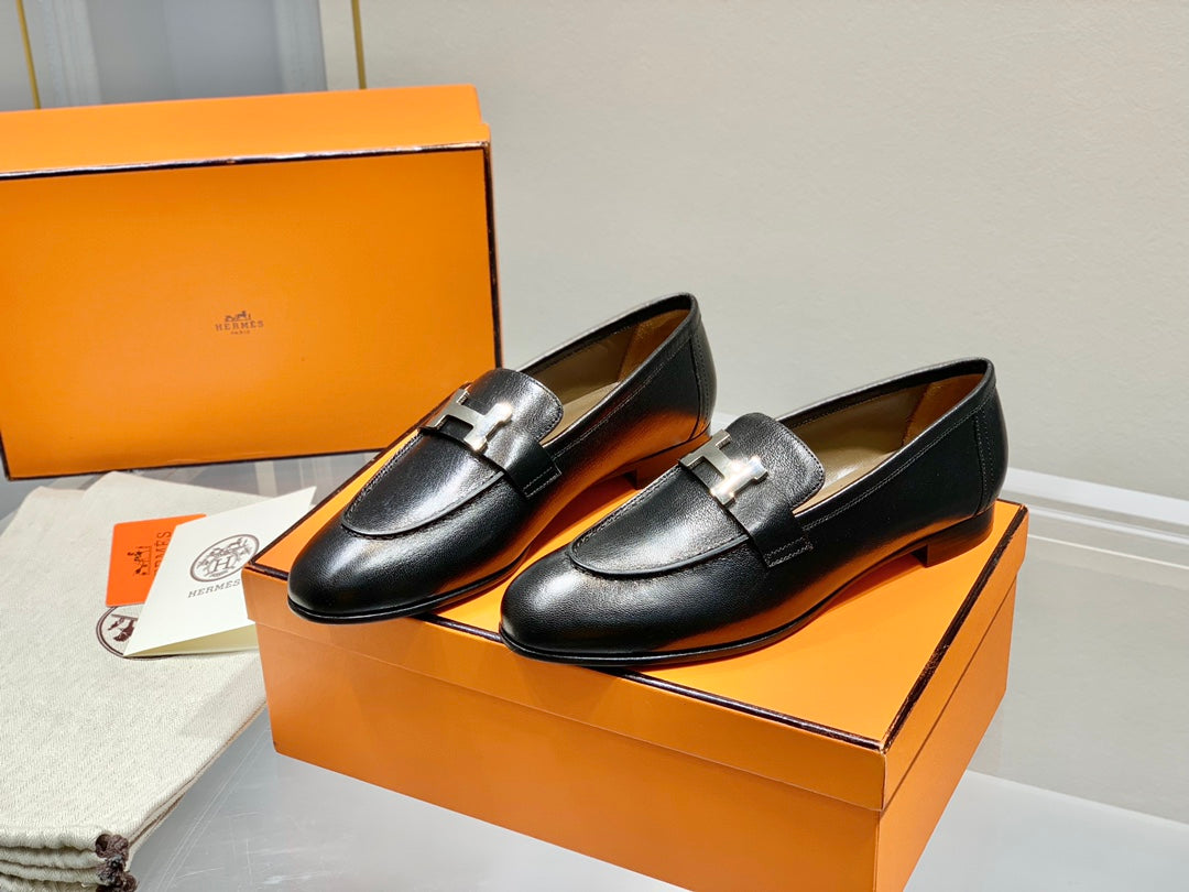 PARIS LOAFER BLACK CALFSKIN - 35