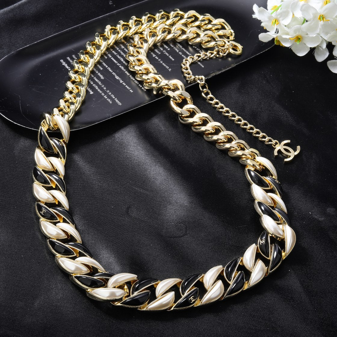 CHANEL 25S CHAIN BELT IN SILVER METALLIC 614405 - 30