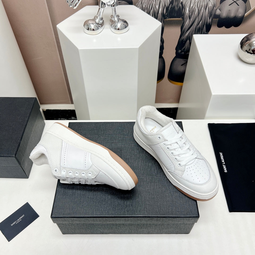 SL/61 SNEAKERS IN WHITE CALFSKIN - 35