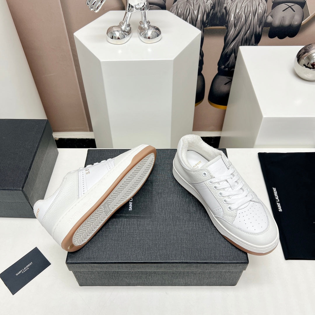 SL/61 SNEAKERS IN WHITE CALFSKIN - 35