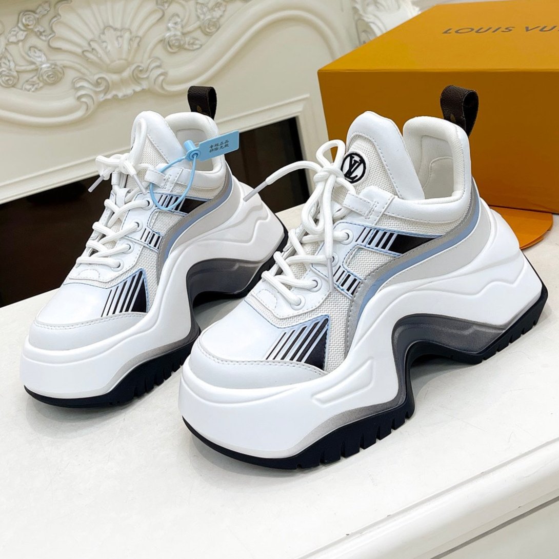 LV ARCHLIGHT 2.0 PLATFORM SNEAKER IN COLORFUL MIX OF MATERIALS 991810 - 35