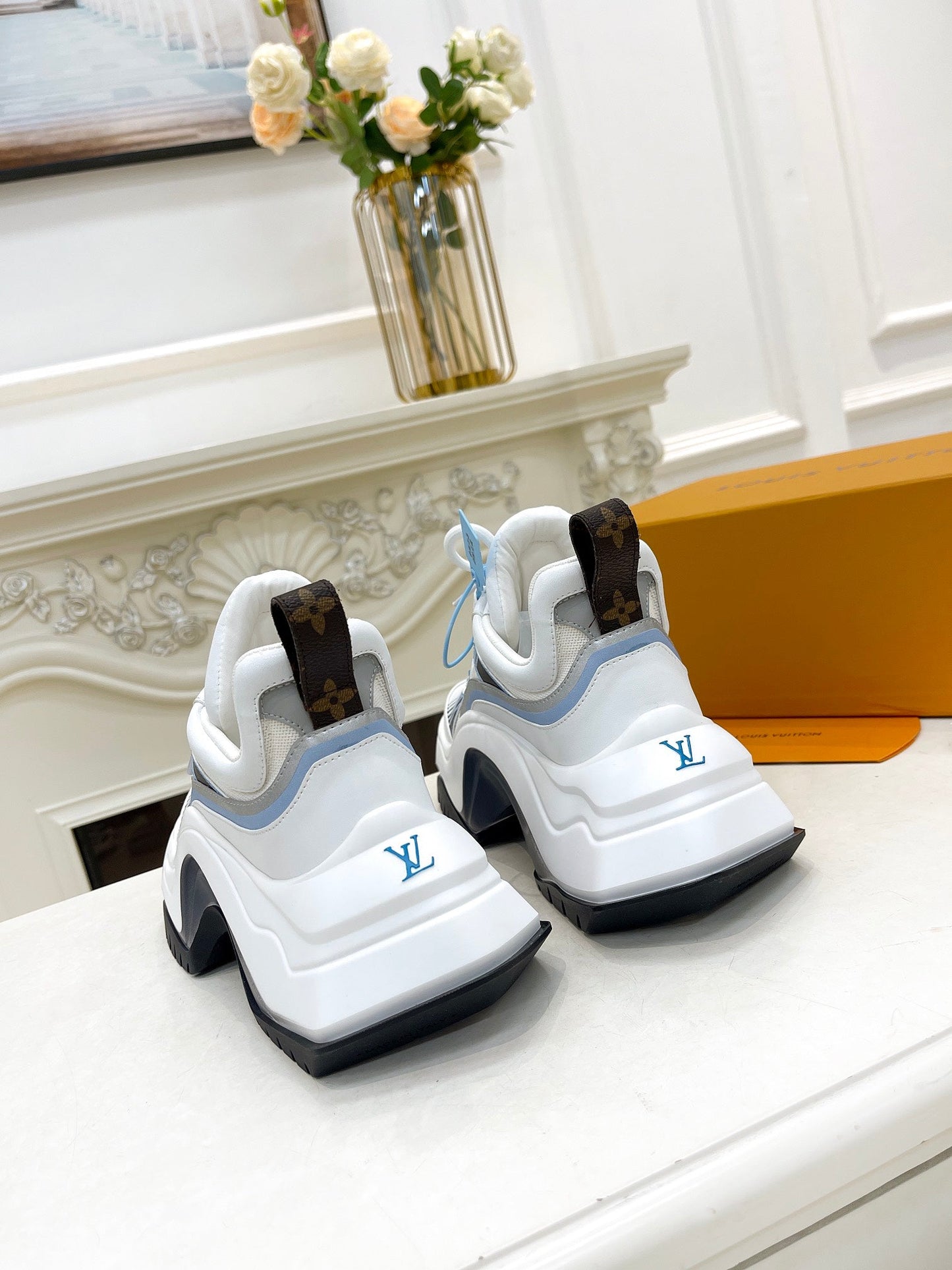 LV ARCHLIGHT 2.0 PLATFORM SNEAKER IN COLORFUL MIX OF MATERIALS 991810 - 35