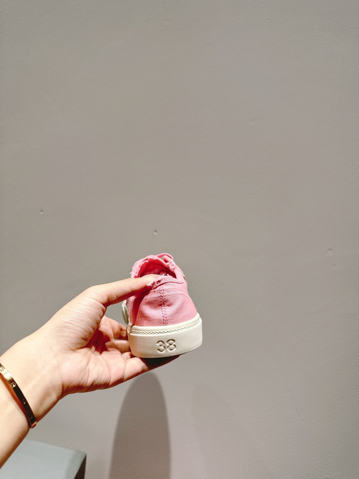 BALENCIAGA 25S SNEAKER IN PINK CANVAS - 35