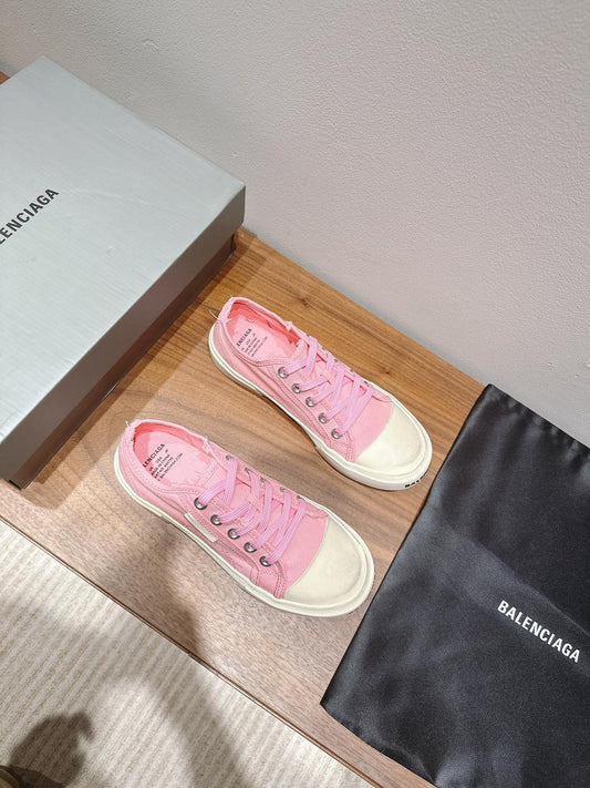 BALENCIAGA 25S SNEAKER IN PINK CANVAS - 35