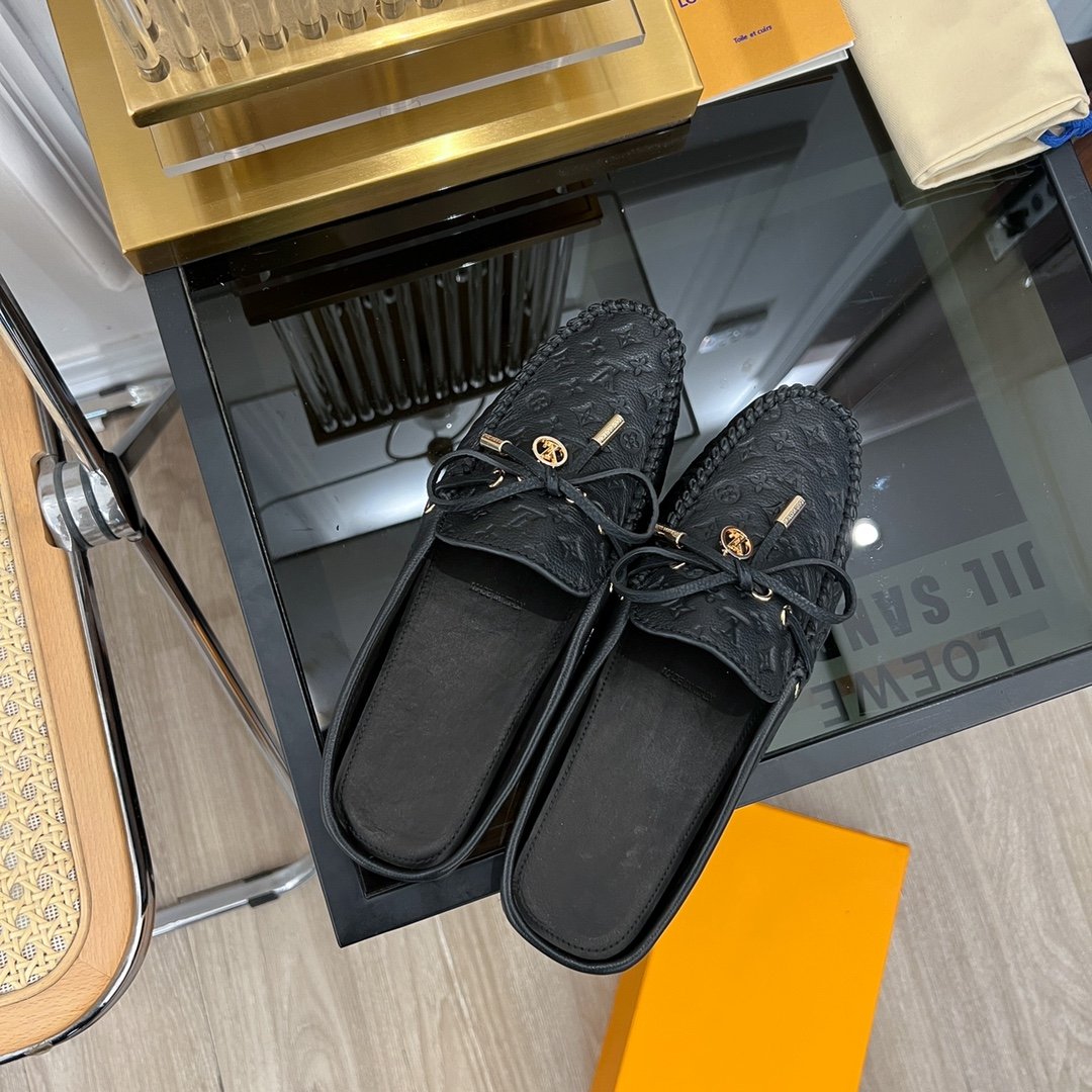 LV COSY FLAT LOGO STAMPING BLACK - 35