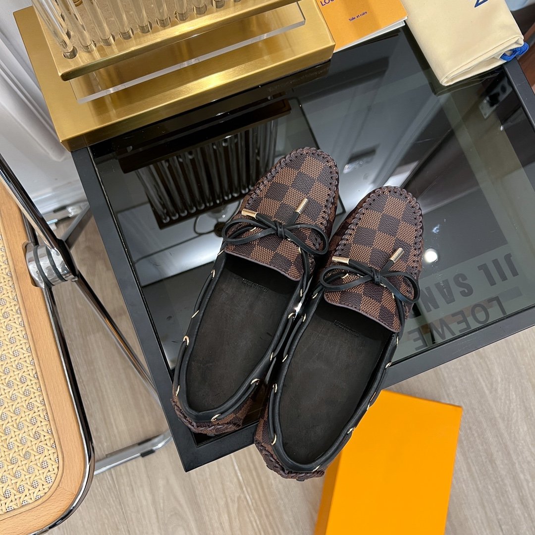 LV GLORIA FLAT LOAFER CLASSIC MONOGRAM CARO - 35
