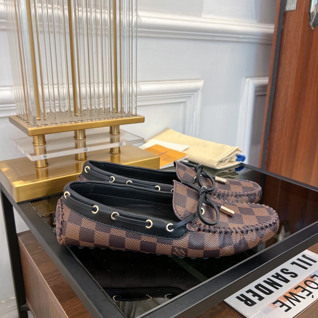 LV GLORIA FLAT LOAFER CLASSIC MONOGRAM CARO - 35