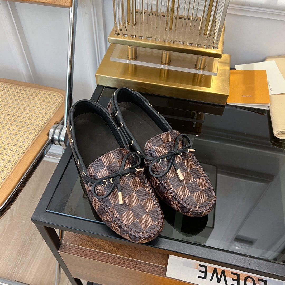 LV GLORIA FLAT LOAFER CLASSIC MONOGRAM CARO - 35