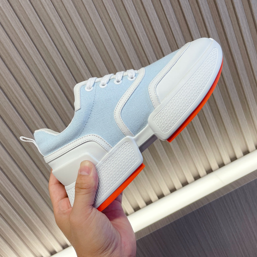GIGA SNEAKER BLUE PASTEL MIX WHITE CALFSKIN - 35