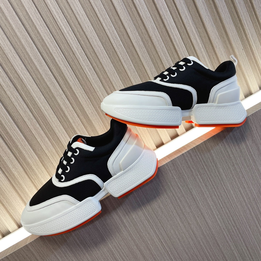 GIGA SNEAKER BLACK MIX WHITE SUEDE - 35