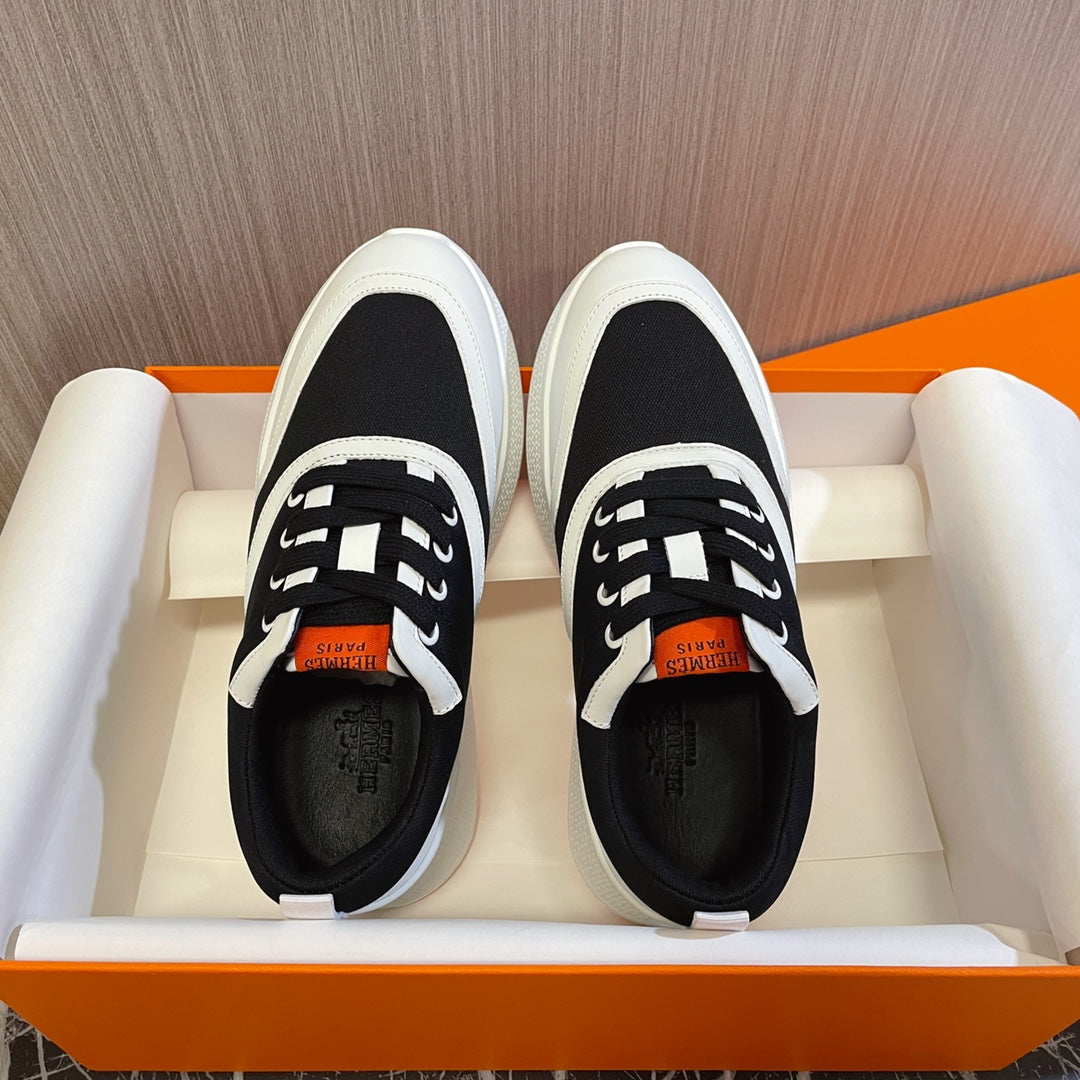 GIGA SNEAKER BLACK MIX WHITE SUEDE - 35
