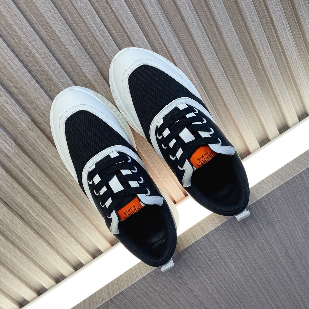 GIGA SNEAKER BLACK MIX WHITE SUEDE - 35