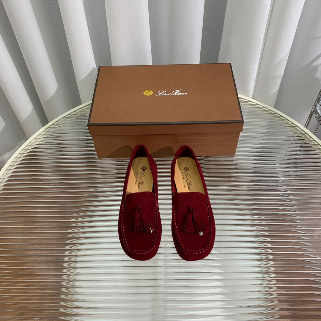 LP DOT SOLE WALK LOAFERS JAM SUEDE - 35